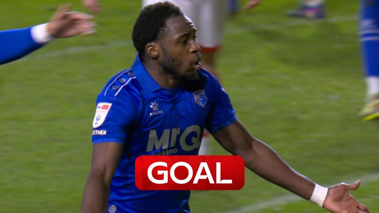 Watford's right back Jeremy Ngakia hits one of the purest strikes you will ever seen which finds the top corner to give the away side the lead for the second time in the game. 