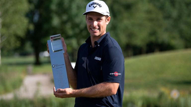 Golf: European Tour - International Open, kaksinpeli, miehet, 4. kierros. Golfammattilainen Andrea Pavan Italiasta