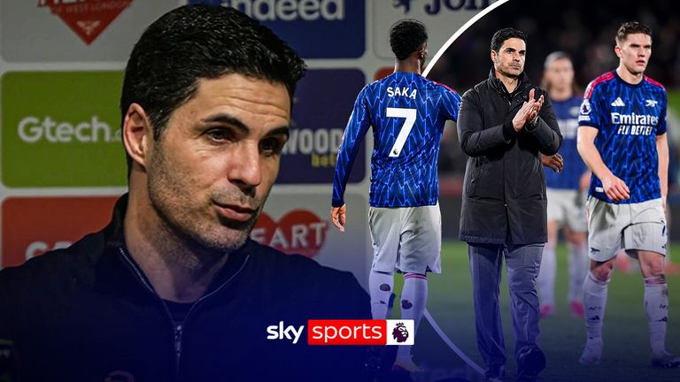 Mikel Arteta remained positive after Arsenal's draw against Brentford despite feeling they could have taken all three points