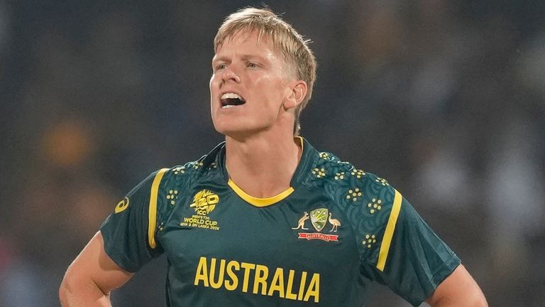 Australia's Nathan Ellis, T20 World Cup (Associated Press)