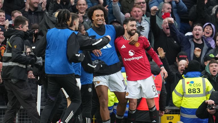 Bruno Fernandes has been instrumental during Man Utd's recent purple patch
