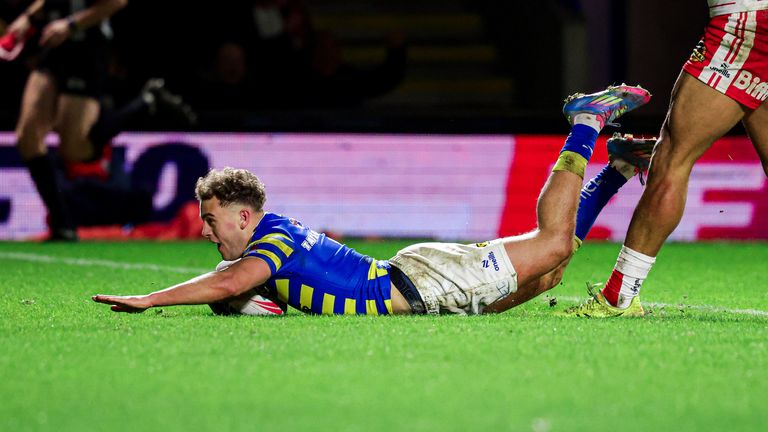 Cai Taylor-Wray scores for Warrington Wolves in opening round of Super League 2026