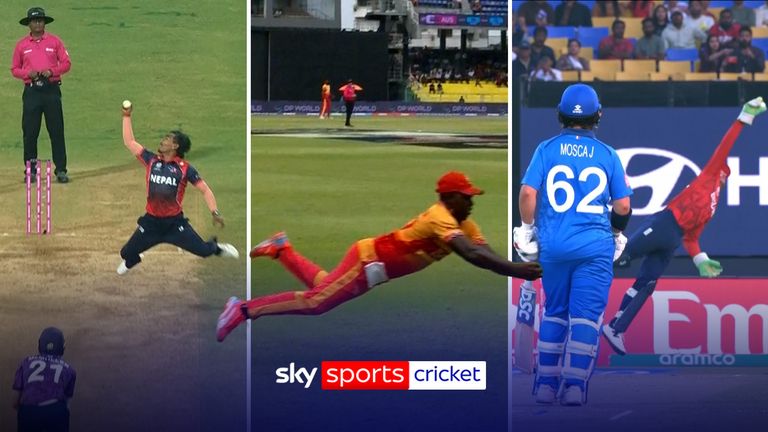 The best catches of the T20 World Cup so far…