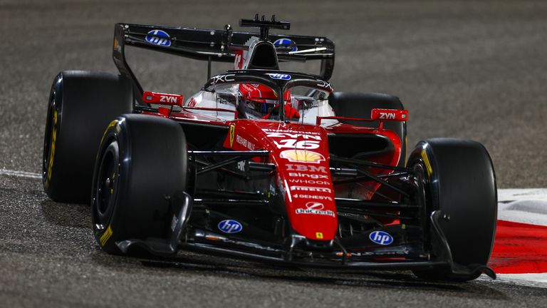 Charles Leclerc Bahrain final test Friday
