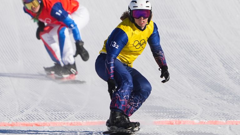 The winning moment for Bankes in the final