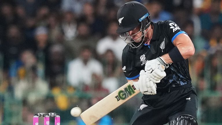New Zealand's Cole McConchie starred against Sri Lanka (AP Photo/Eranga Jayawardena)
