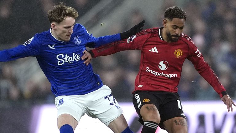 Cunha and Garner do battle for possession