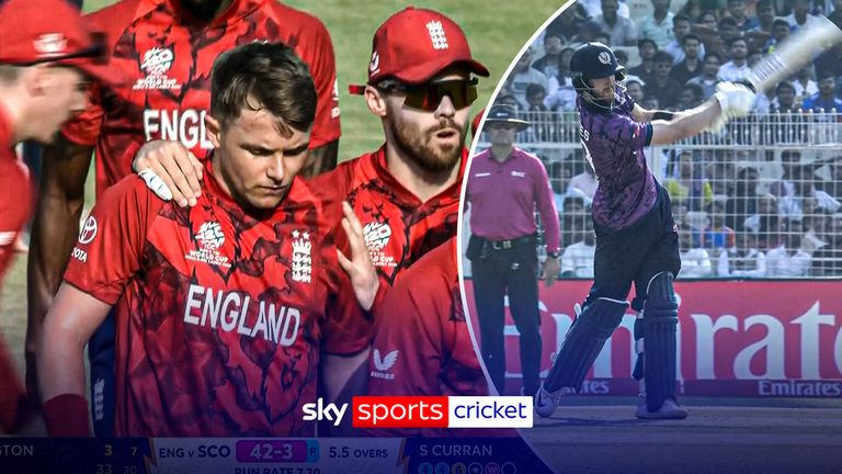 T20 World Cup England vs Scotland: Agony to ecstasy! Sam Curran smashed for 14 but then gets his wicket