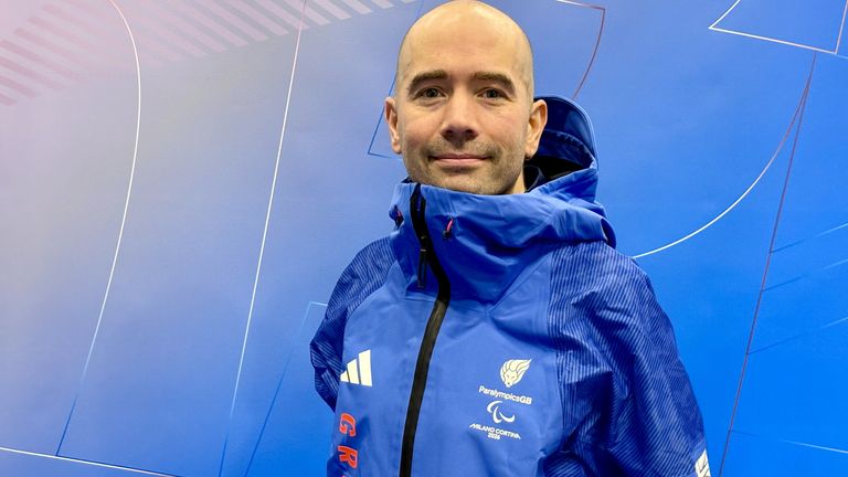 Davy Zyw is believed to be the first snowsport athlete to compete at the Winter Paralympics with Motor Neurone Disease