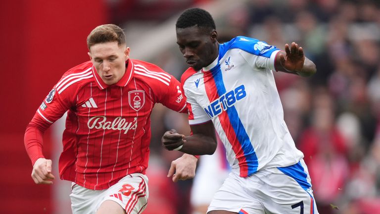 Gibbs-White puts Nott'm Forest ahead against Crystal Palace LIVE! & highlights