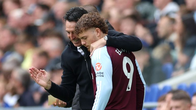 Unai Emery has admitted that Aston Villa are 'damaging' Harvey Elliott