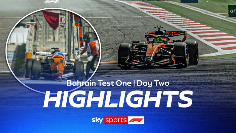 Watch the morning highlights of the second day of the first Bahrain pre-season Test.