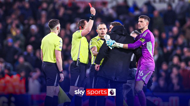 Farke red card v Man City