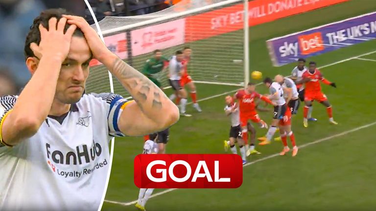 Ipswich gifted the lead after Derby County's Lewis Travis own goal