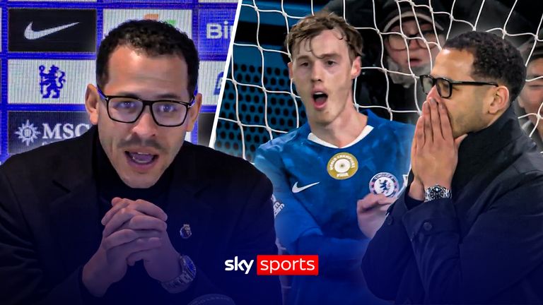 Chelsea vs Leeds United | Liam Rosenior reacts to Cole's stoppage time miss against Leeds