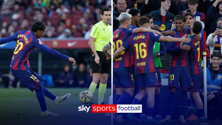 Lamine Yamal scored a sensational goal in Barcelona's 3-0 comprehensive win over Mallorca.