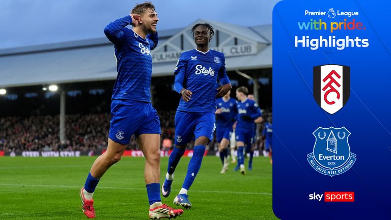 Highlights from the Premier League match between Fulham and Everton