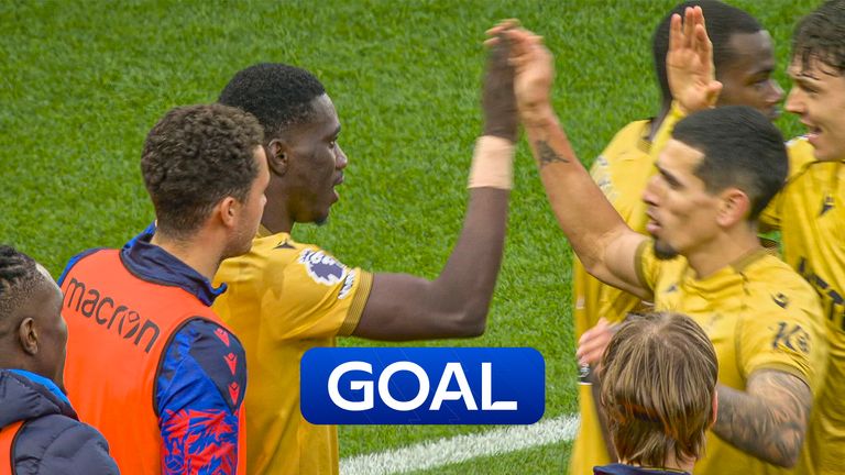 Ismaïla Sarr scores for Crystal Palace vs Brighton
