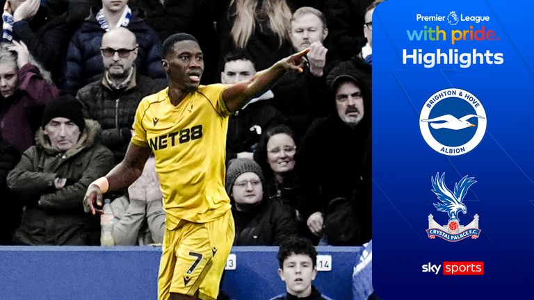 Highlights from the Premier League match between Brighton and Crystal Palace