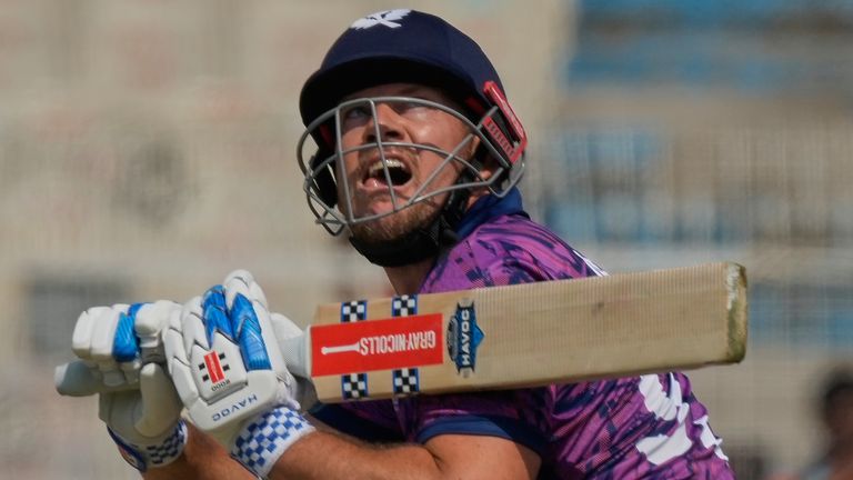 Scotland's George Munsey, T20 World Cup (Associated Press)