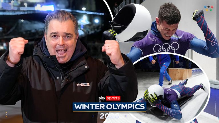 Matt Weston secures Team GB's first gold medal of the 2026 Winter Olympics with taking the top prize in the men's skeleton with margin of victory of 0.88s