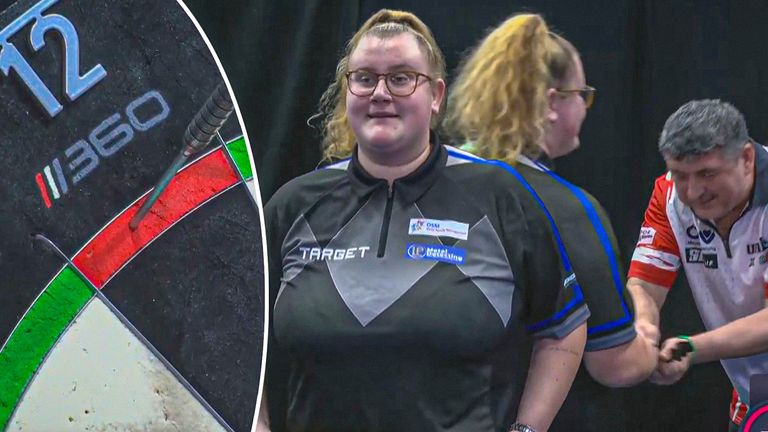 Greaves hits nine darter.