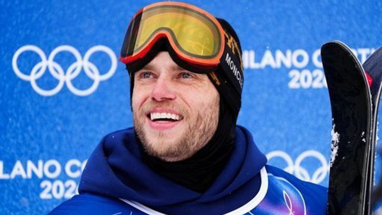 Great Britain's Gus Kenworthy during the Men's Freeski Halfpipe Qualification at the Livigno Snow Park, on day fourteen of the Milano Cortin