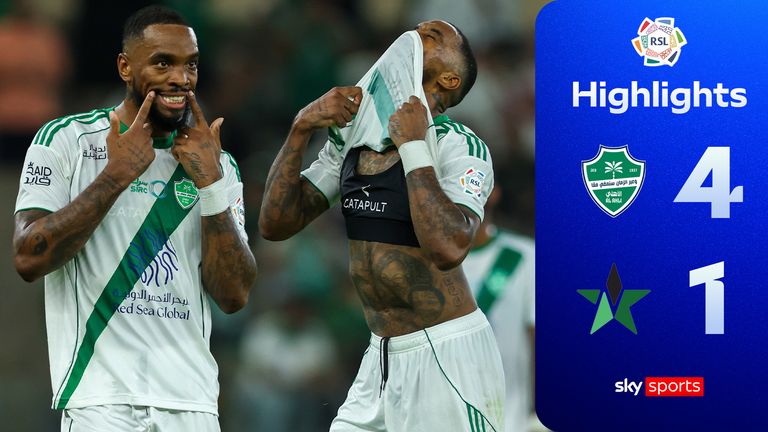 Highlights of the Saudi Pro League match between Al-Ahli and Al-Najmah.