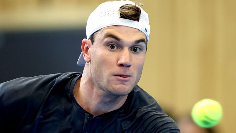 Jack Draper was making his return to the ATP Tour in Dubai after a lengthy injury absence