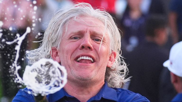 Jimmy Bullard celebrates the Reignwood Icons of Football tournament in Bangkok