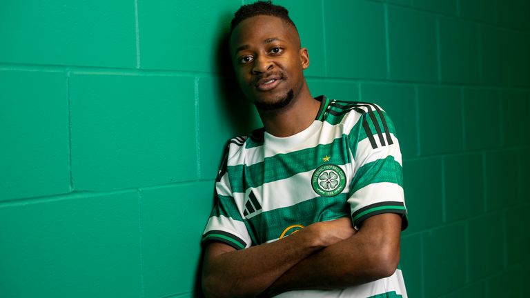 Celtic sign Norwegian winger Joel Mvuka on loan from Lorient