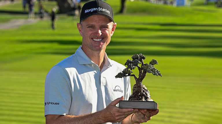 Justin Rose clinched his 13th PGA Tour title at Torrey Pines