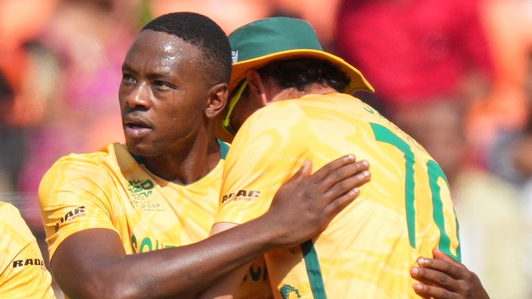 South Africa's Kagiso Rabada, Men's T20 World Cup 2026 (Associated Press)