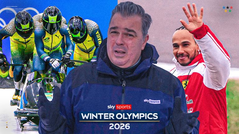 Hamilton in the bobsleigh?