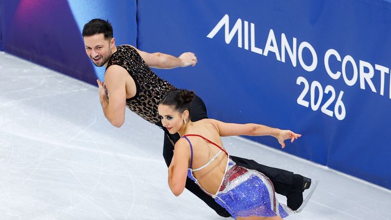 Lilah Fear and Lewis Gibson, Winter Olympics Milano Cortina 2026