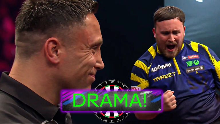 Luke Littler just survived against gerwun Price in the Winmau World Masters semi-final