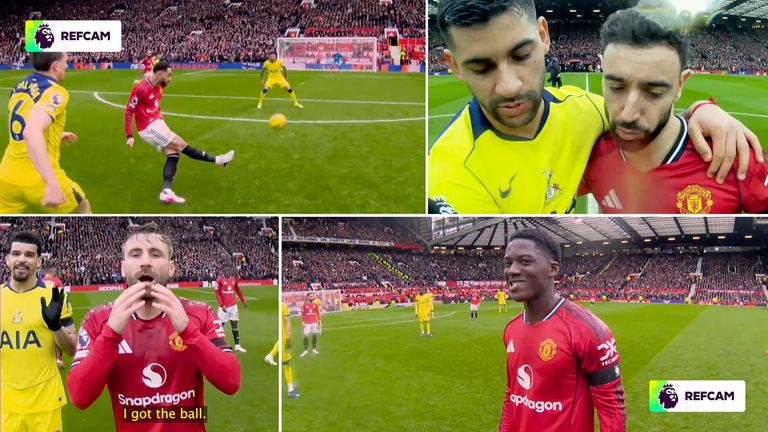 Man Utd v Spurs RefCam