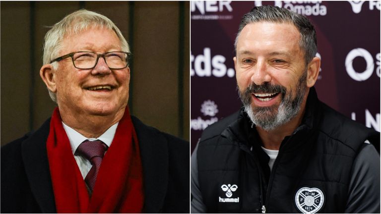 Derek McInnes believes Sir Alex Ferguson is backing his Hearts side to win the Scottish Premiership after recent conversations
