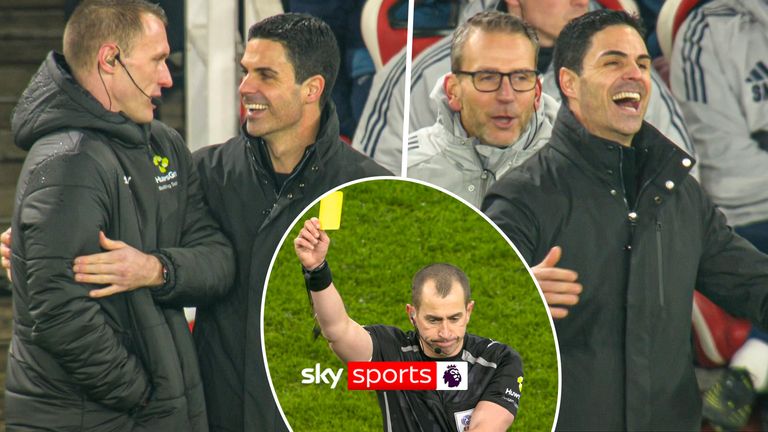 Mikel Arteta gets bizarre yellow card against Chelsea