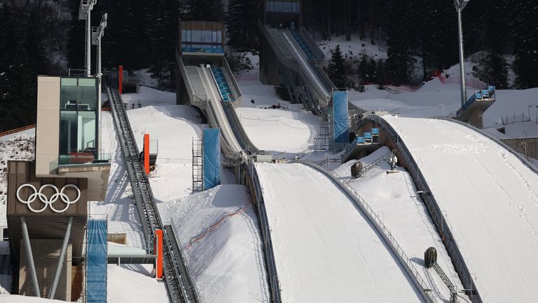 The Predazzo Ski Jumping Stadium in Milan has been rocked by the 'penis-gate' scandal