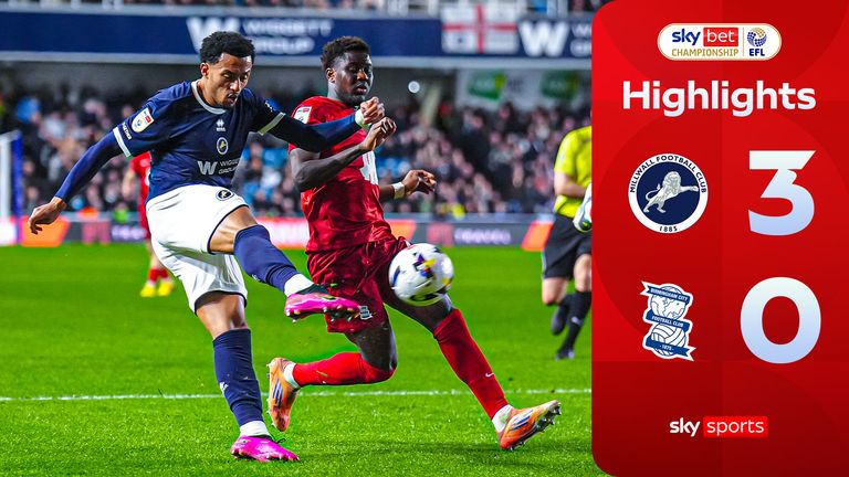Highlights Millwall-Birmingham.