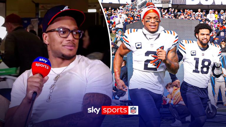 DJ Moore on Caleb Williams