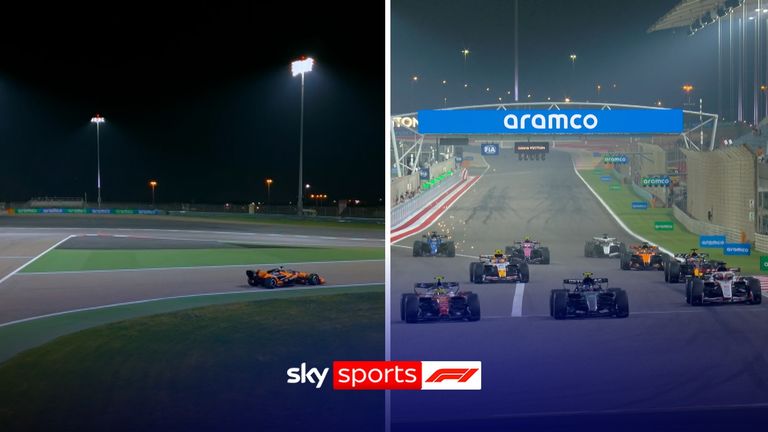 McLaren's Oscar Piastri was left 'stranded' on the track before Lewis Hamilton once again aced the practice start in his Ferrari.