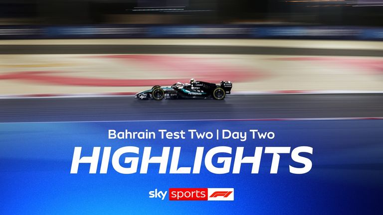 Watch the highlights of the second day of the second Bahrain pre-season Test.