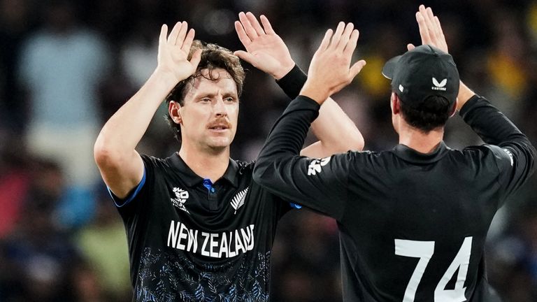 New Zealand's Matt Henry (AP Photo/Eranga Jayawardena)