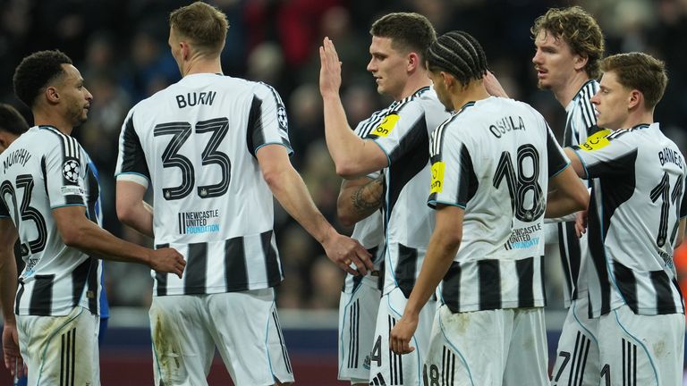 Newcastle and other Premier League sides are a step closer to finding out their Champions League last-16 opponents 