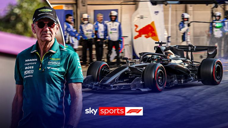 Sky Sports F1's Bernie Collins talks through Adrian Newey's new Aston Martin.
