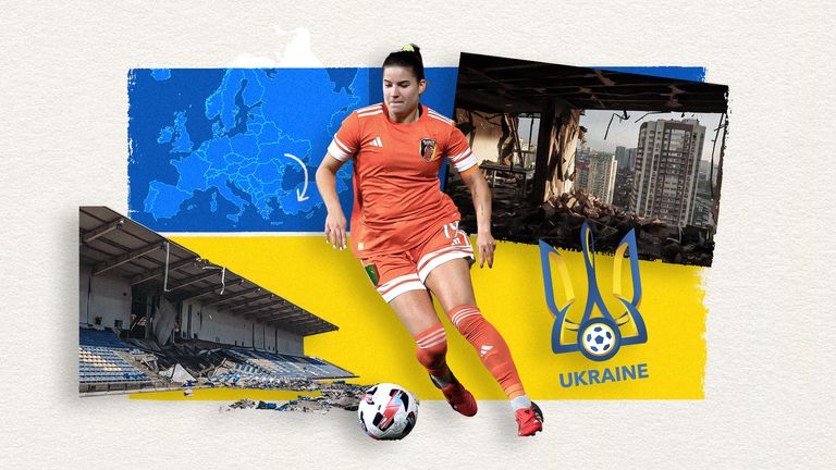 Nicole Kuzlova spoke to Sky Sports ahead of Ukraine's World Cup qualifier against England
