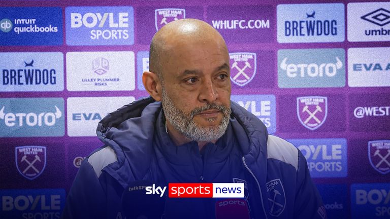 'Let's keep these standards' | Nuno positive on staying up with West Ham