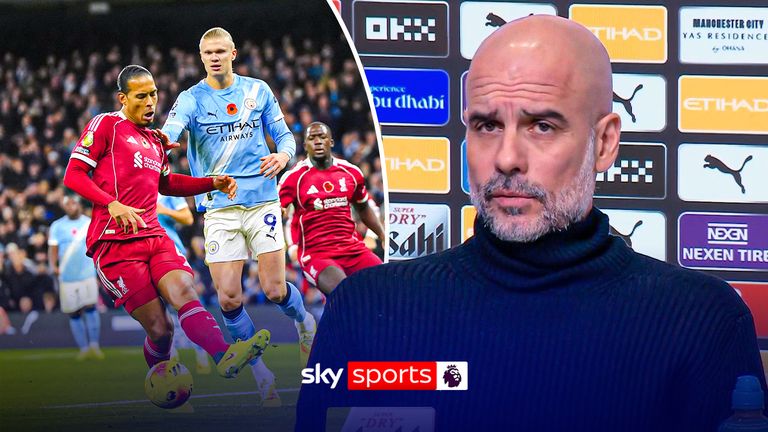 Pep on Haaland v Liverpool